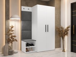 Meuble d'entrée Nitos IV (Blanc)