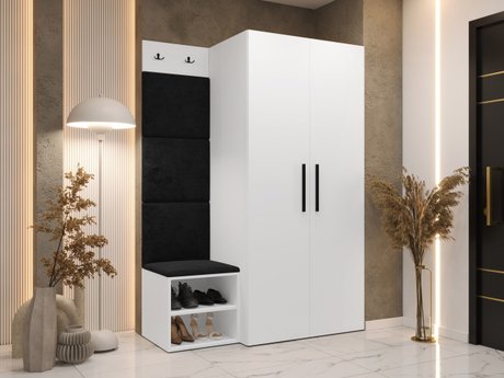 Meuble d'entrée Nitos IV (Blanc)