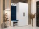 Meuble d'entrée Nitos IV (Blanc)