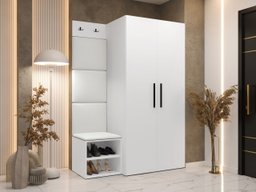 Meuble d'entrée Nitos IV (Blanc)