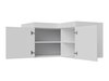 Armoire d'angle Novduni 118 (Blanc)