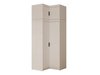 Armoire d'angle Novduni 121 (Beige)