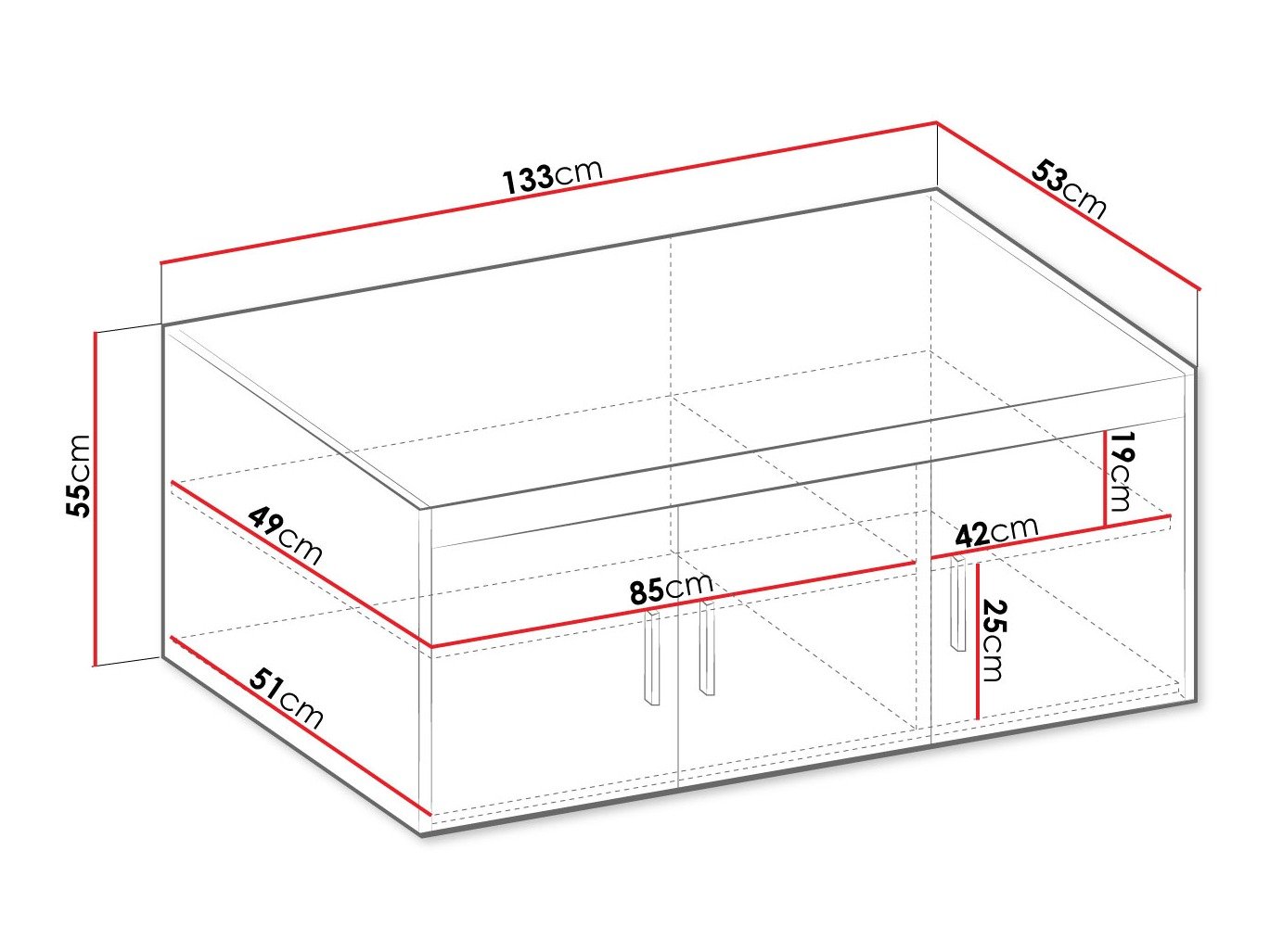 Buffet Novduni 124 (Beige)
