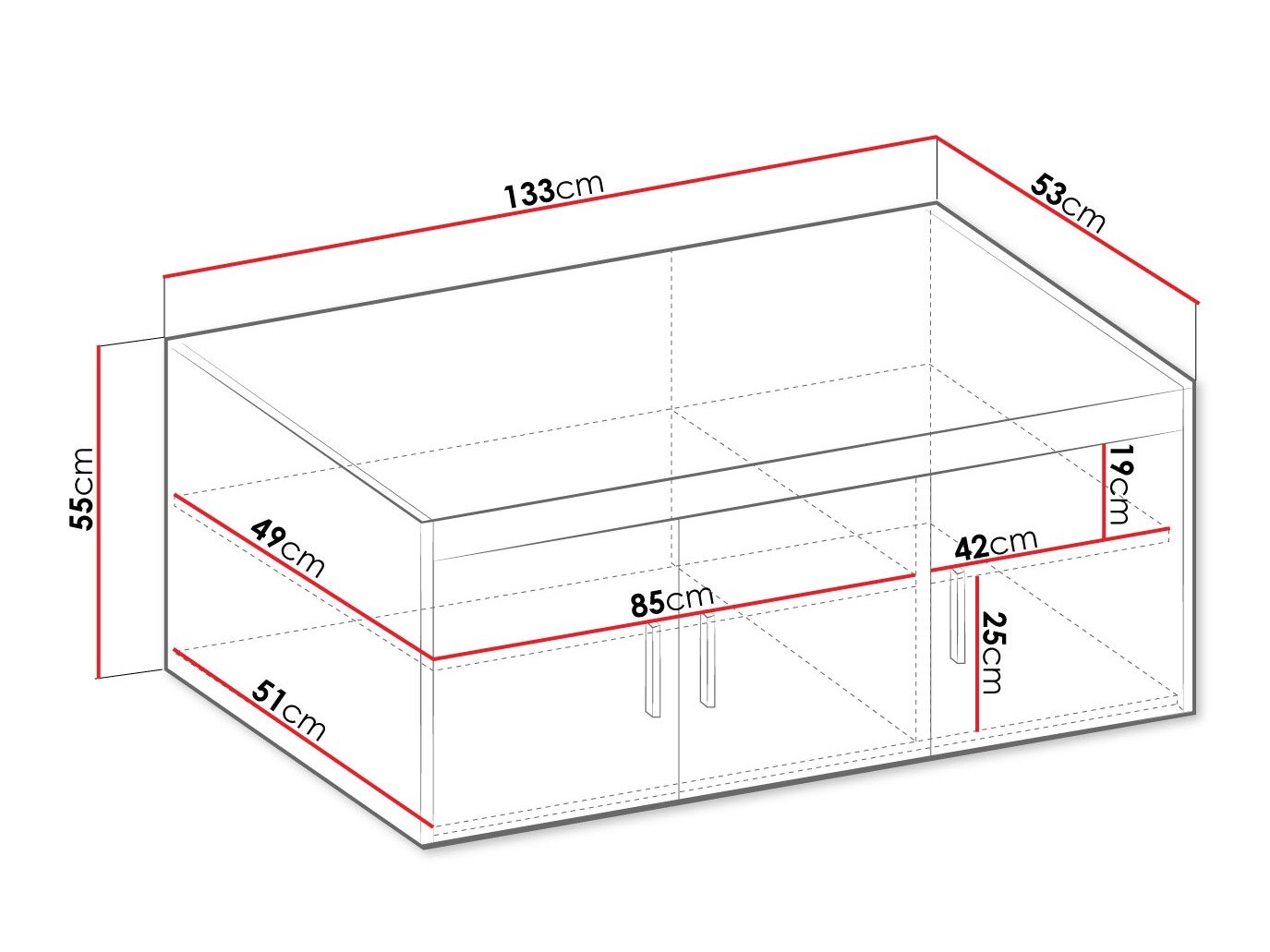 Buffet Novduni 124 (Chêne de Lefkas)