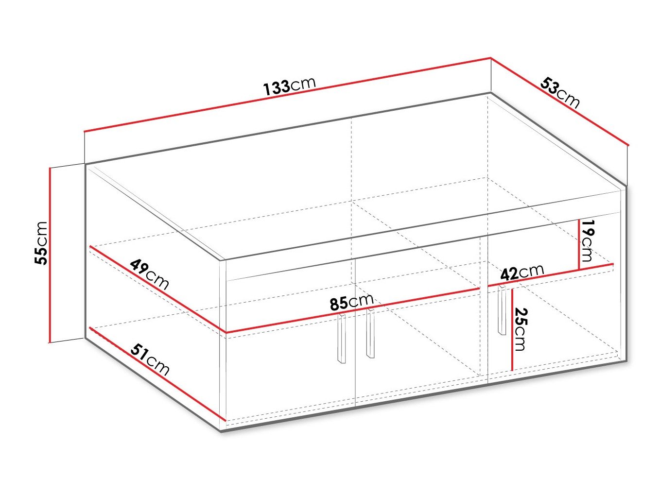 Buffet Novduni 124 (Chêne)