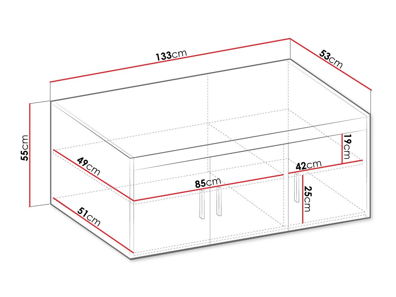 Buffet Novduni 124 (Sonoma chêne)