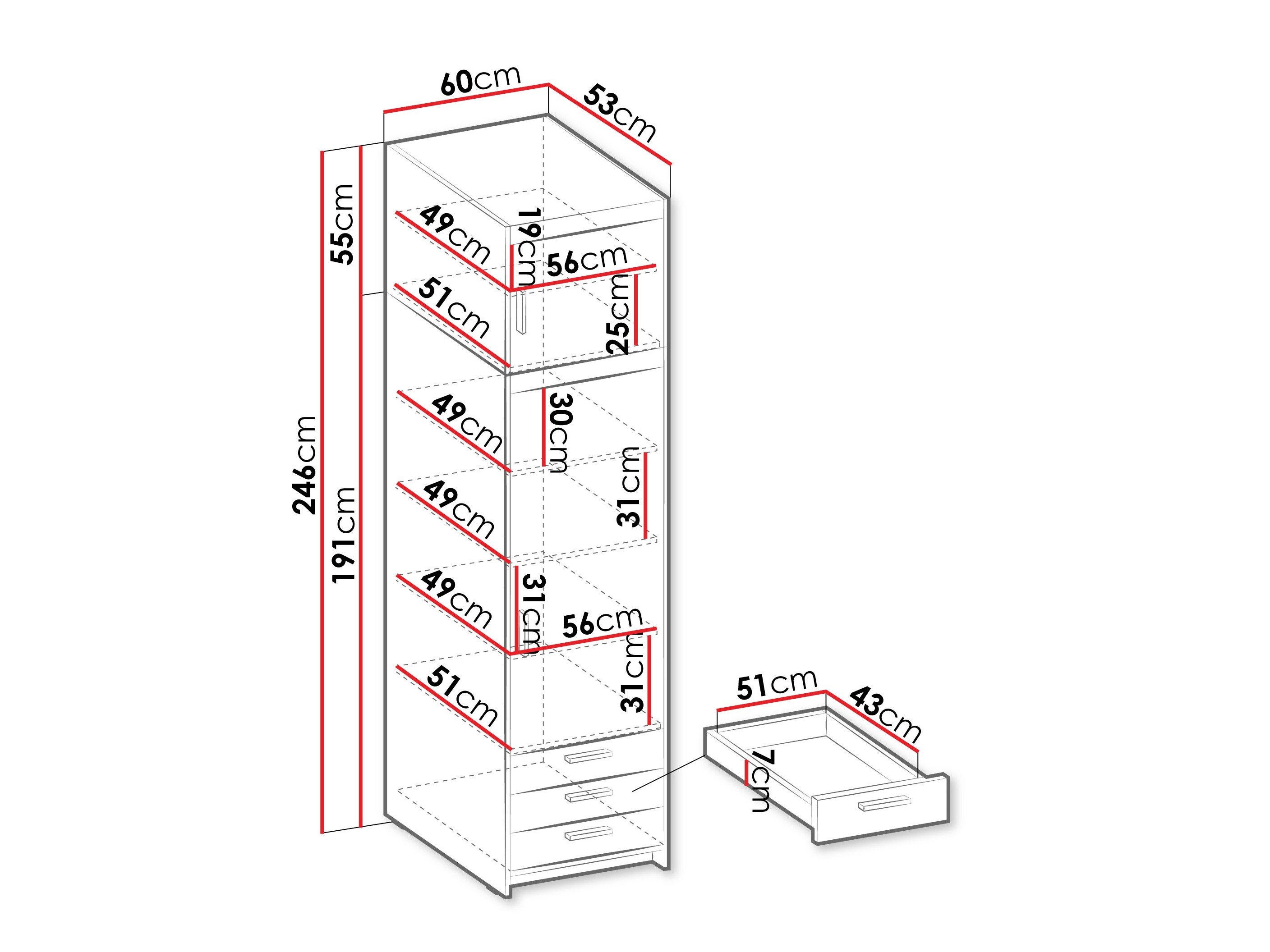 Étagère Novduni 111 (Beige)