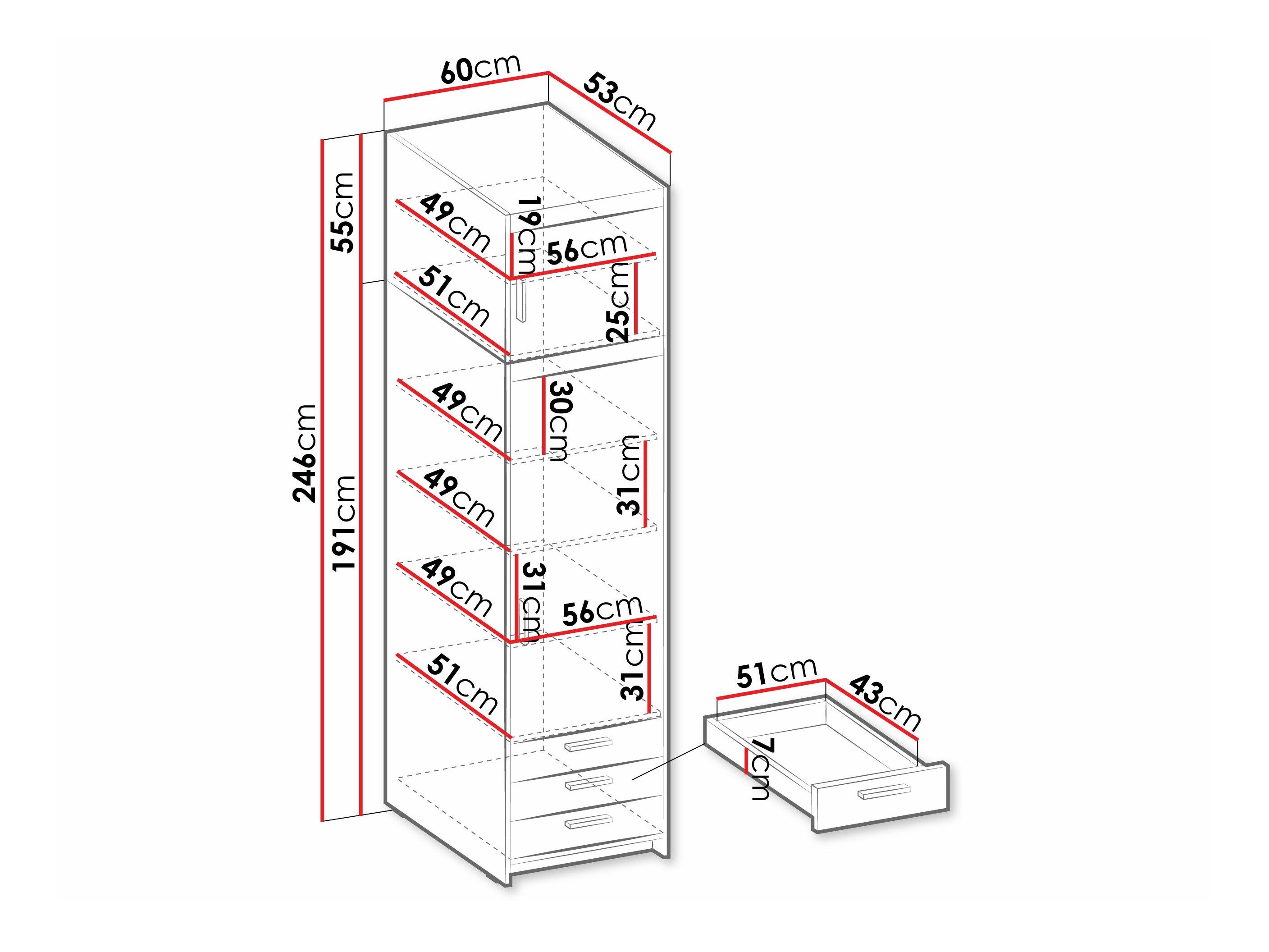 Étagère Novduni 111 (Blanc)