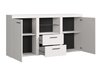 Commode Univio (Blanc + Béton)