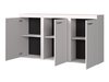 Buffet Univio I (Blanc + Béton)
