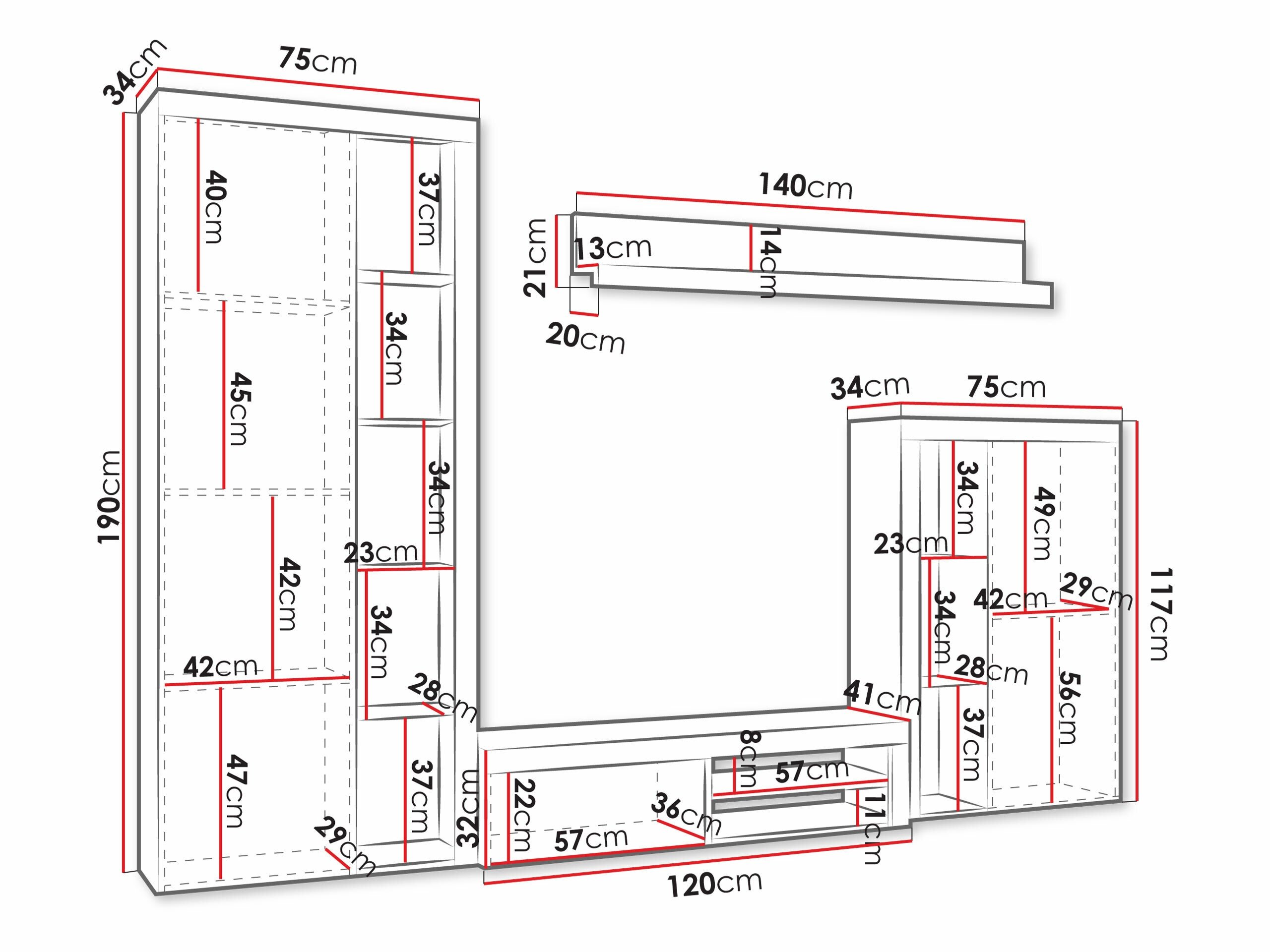 Ensemble de salon Soca (Chêne de Lefkas)