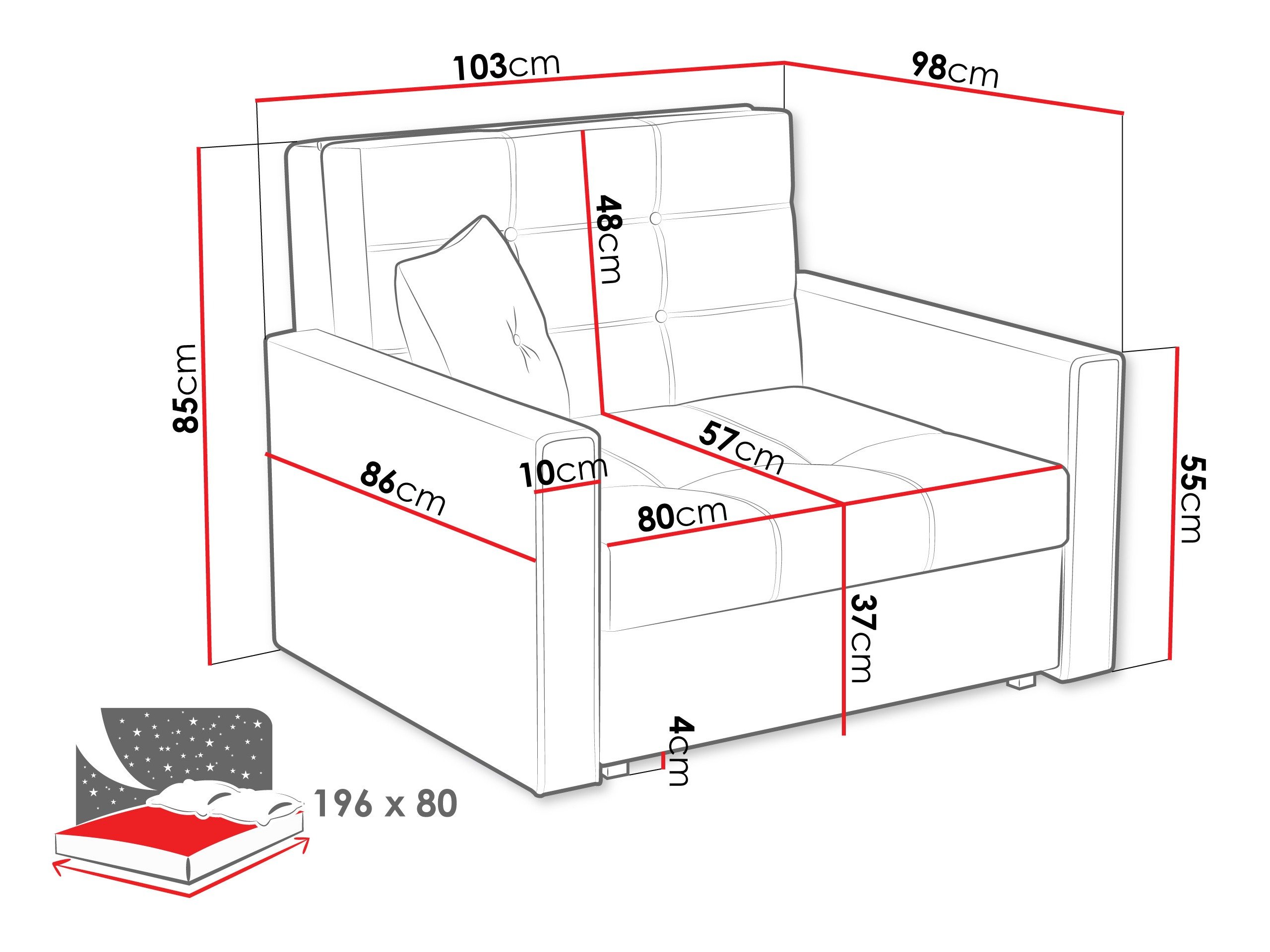 Fauteuil Columbus 101 (Tatum 276)