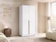 Armoire Closico Staton I (Blanc + Doré)