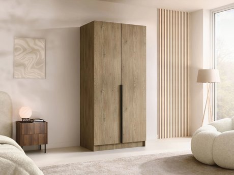 Armoire Closico Staton I (Lighbois + Noir)