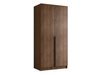Armoire Closico Staton I (Noyer + Noir)