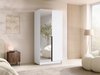 Armoire Closico Staton II (Blanc + Noir)