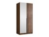 Armoire Closico Staton II (Noyer + Noir)