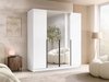 Armoire Closico 191 (Blanc + Noir)