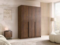 Armoire Closico 198 (Noyer + Noir)
