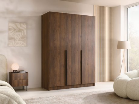 Armoire Closico 198 (Noyer + Noir)