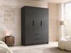 Armoire Closico Calvron I (Noir)