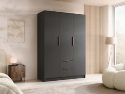 Armoire Closico Calvron I (Noir)