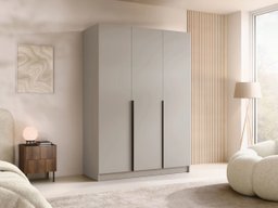 Armoire Closico Decoron I (Cachemire + Noir)