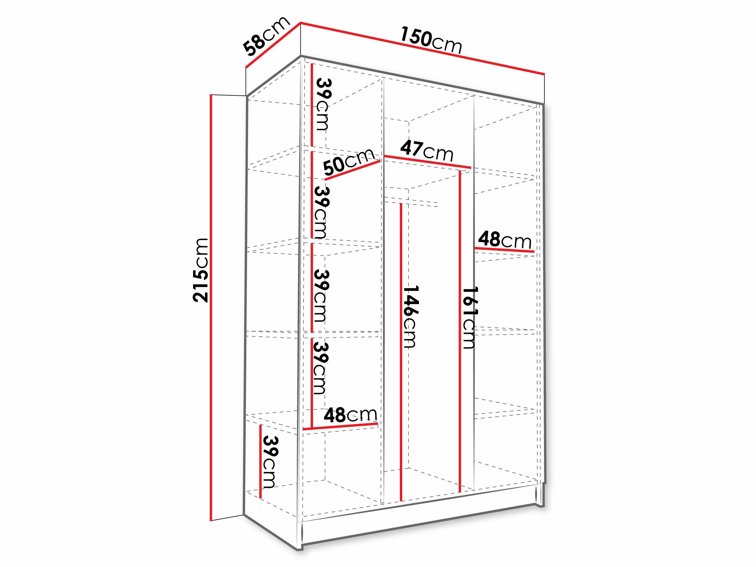 Armoire Closico Decoron I (Cachemire)