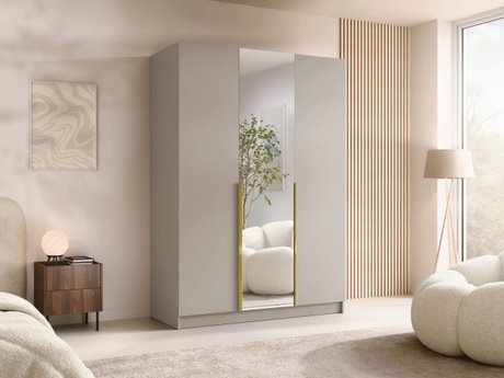 Armoire Closico Decoron II (Cachemire + Doré)