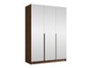 Armoire Closico Decoron III (Noyer + Noir)