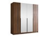 Armoire Closico Navor II (Noyer + Noir)