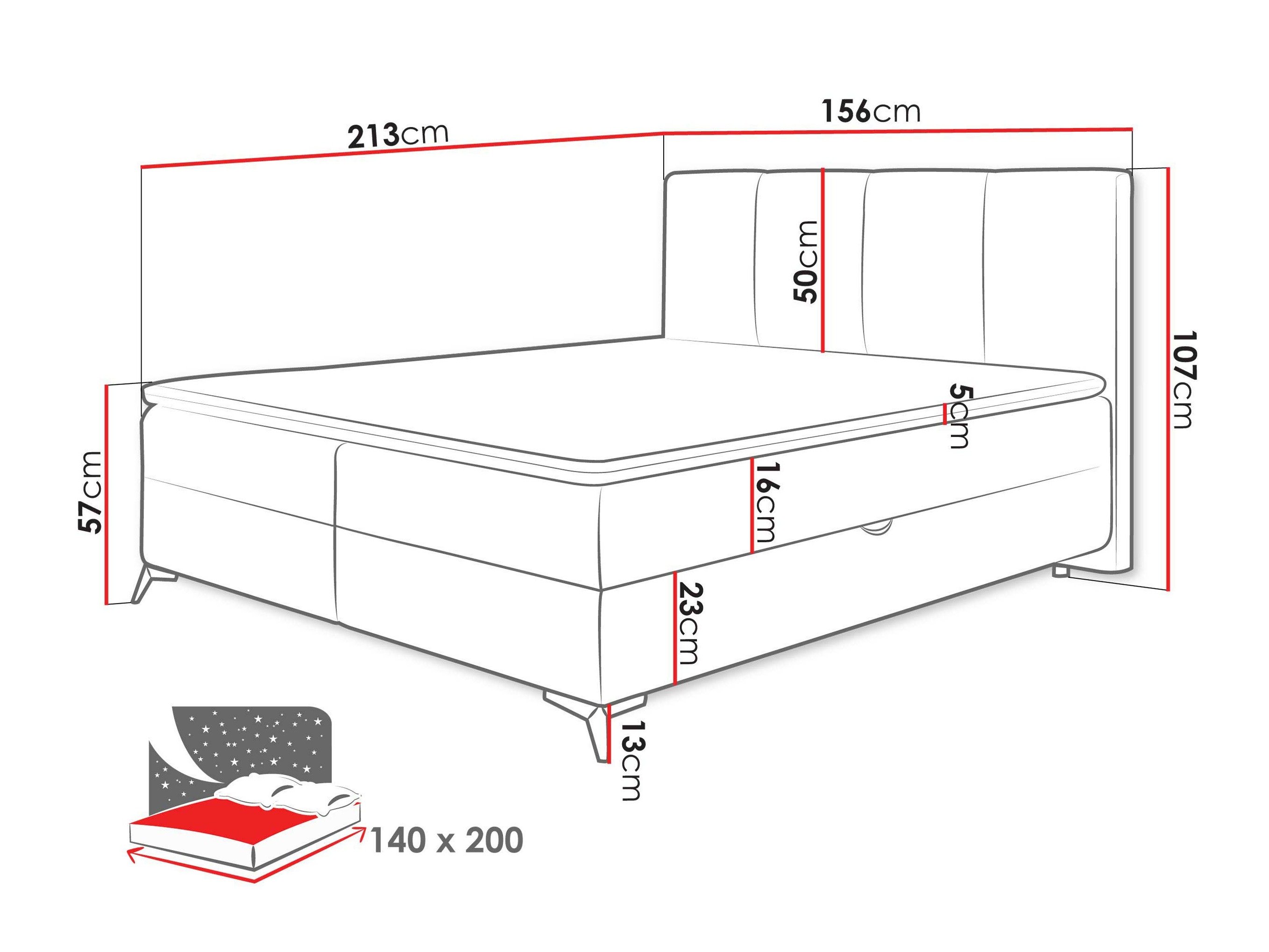 Lit boxspring Viter (Vibe 03)