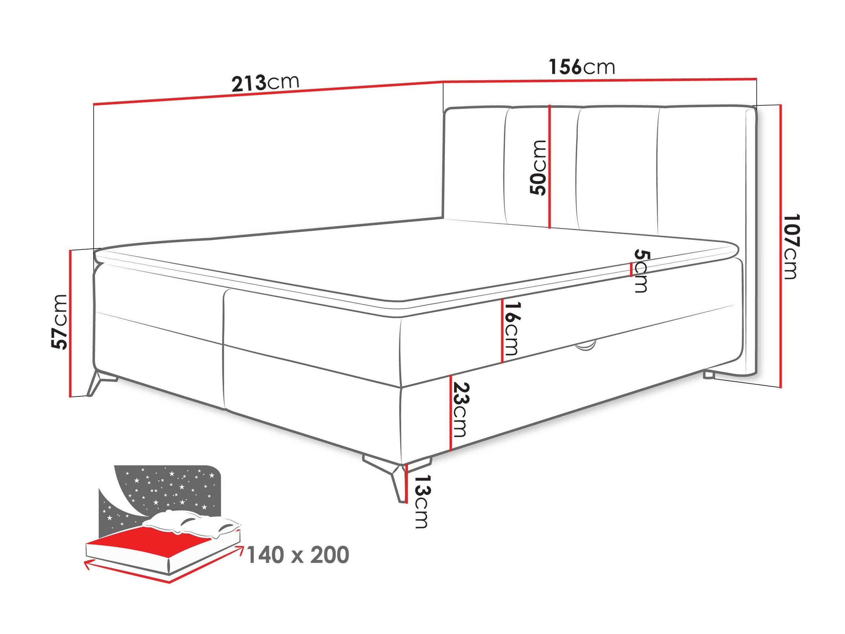 Lit boxspring Viter (Vibe 06)