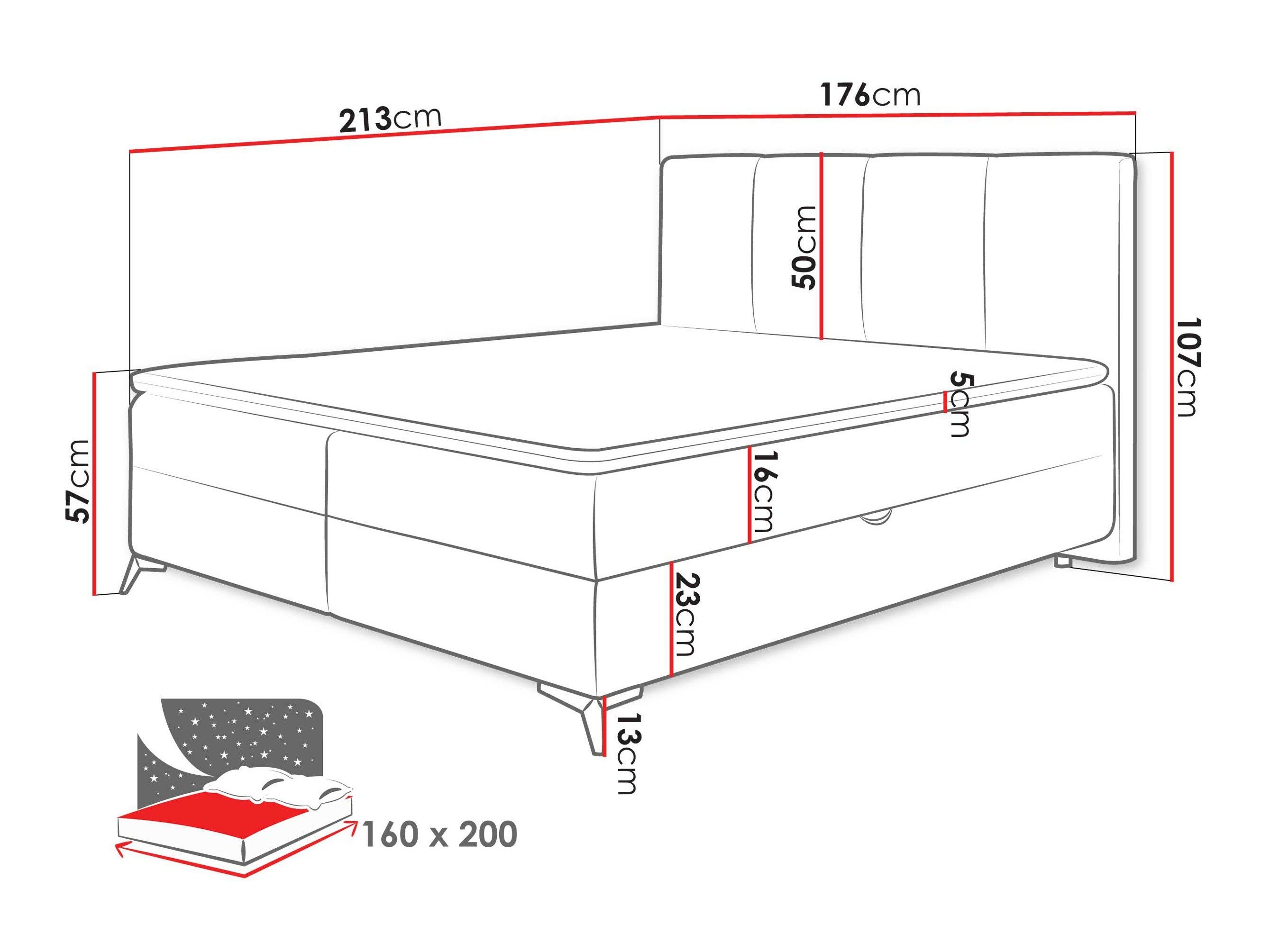 Lit boxspring Viter (Vibe 26)