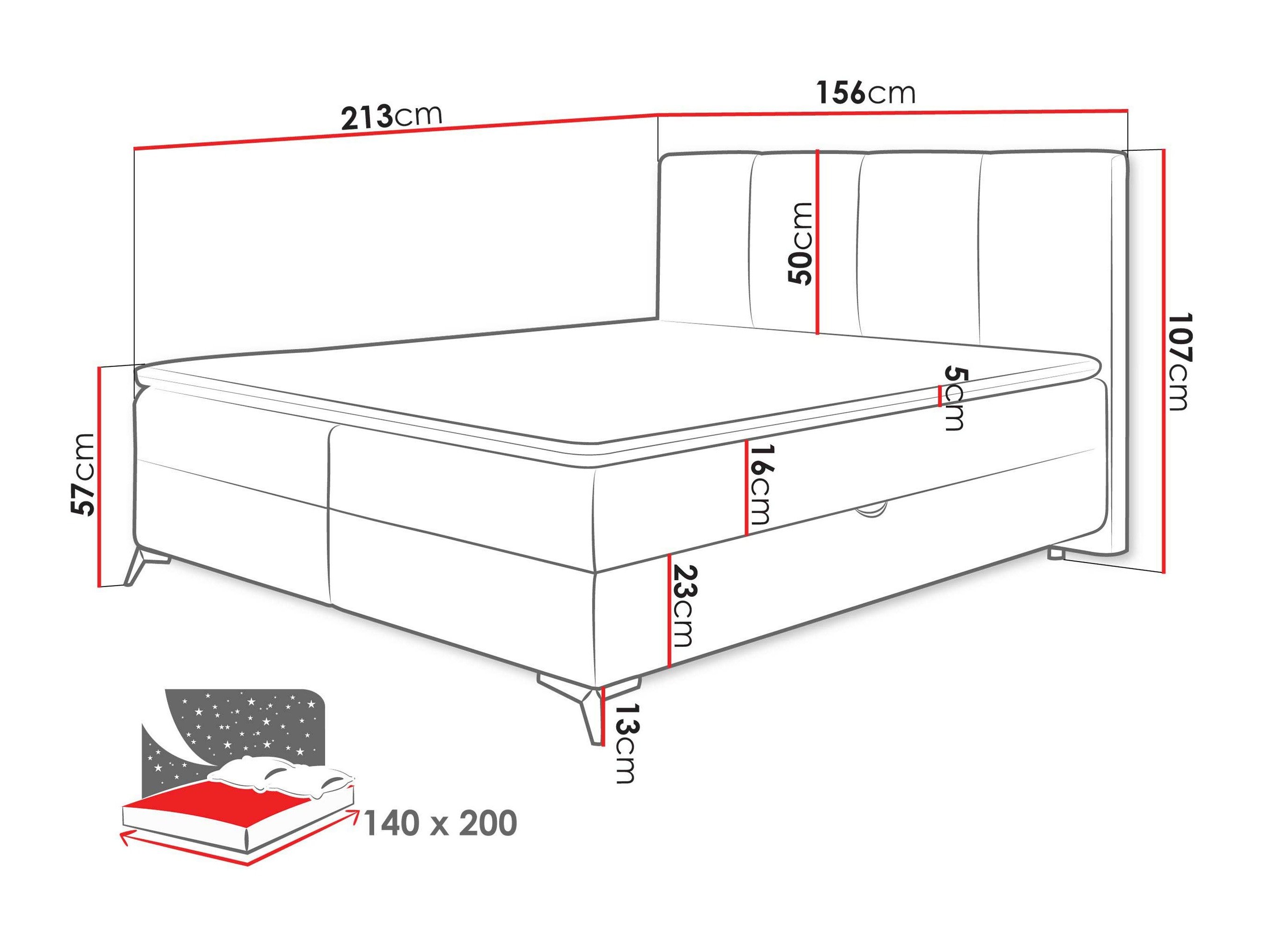 Lit boxspring Viter (Vibe 86)