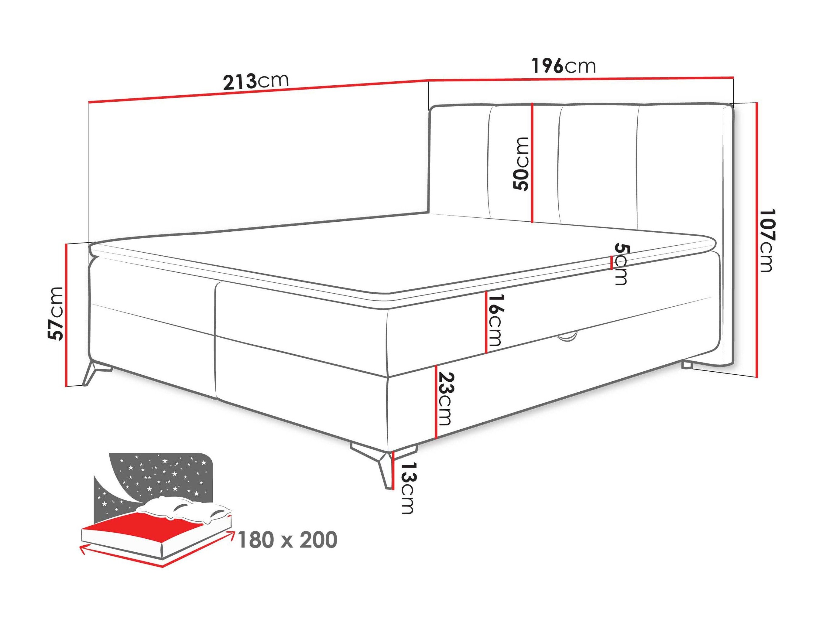 Lit boxspring Viter (Vibe 86)