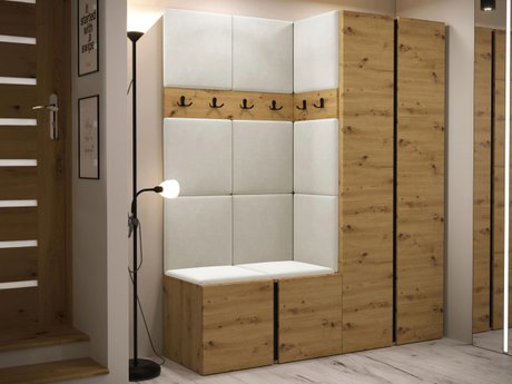 Meuble d'entrée Pinis III (Chêne Artisan)