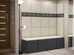 Meuble d'entrée Pinis II (Graphite)