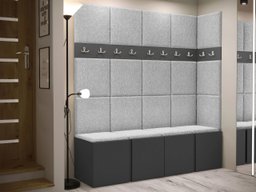 Meuble d'entrée Pinis II (Graphite)