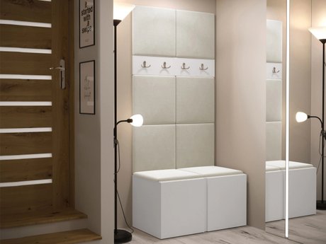 Meuble d'entrée Pinis IV (Blanc)