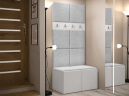 Meuble d'entrée Pinis IV (Blanc)