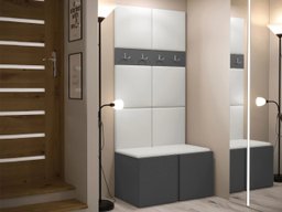 Meuble d'entrée Pinis IV (Graphite)