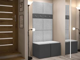 Meuble d'entrée Pinis IV (Graphite)