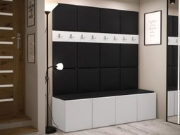 Meuble d'entrée Pinis V (Faux cuir Soft 011)