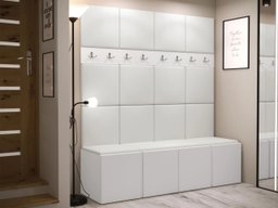 Meuble d'entrée Pinis V (Faux cuir Soft 017)