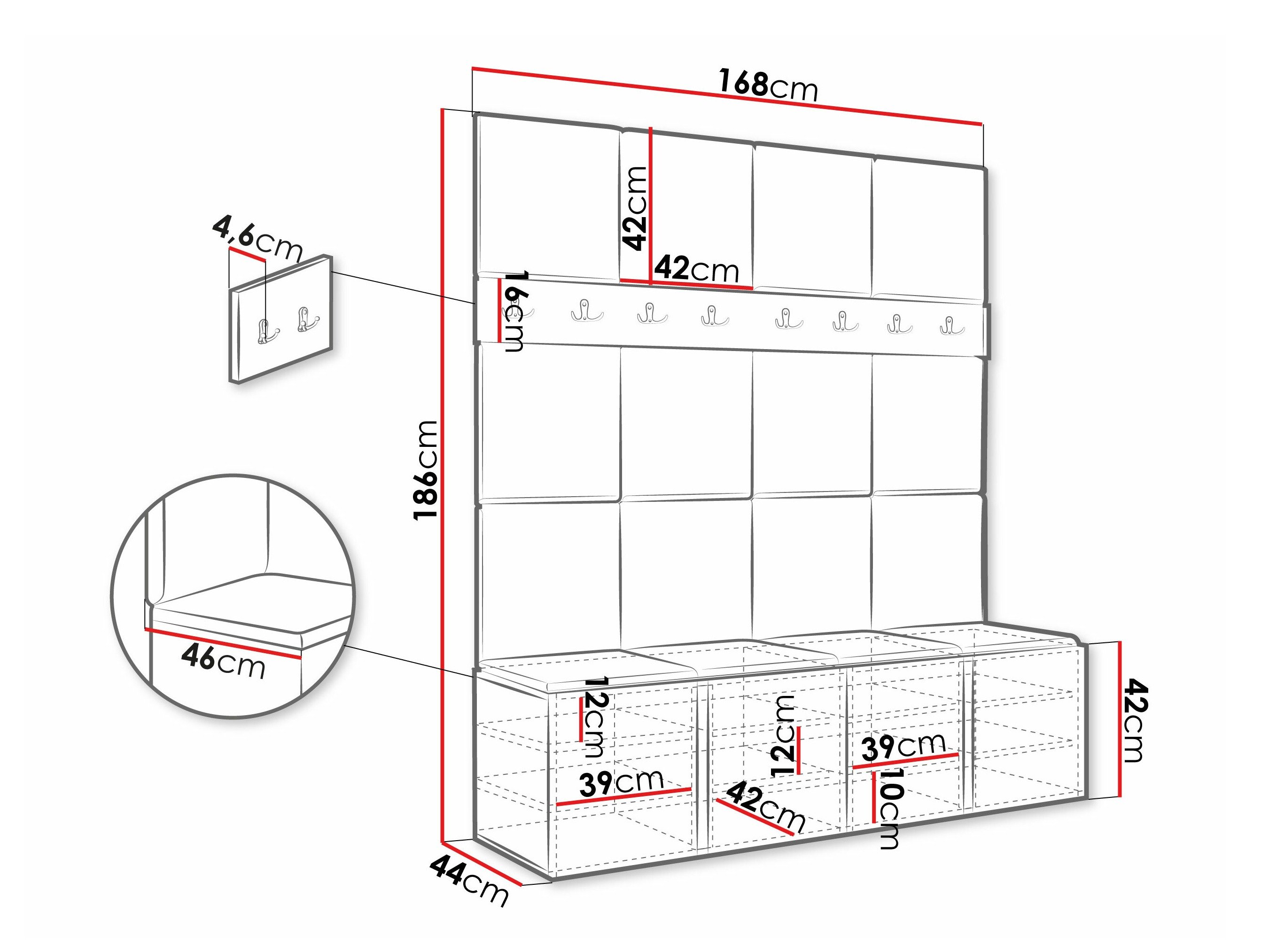 Meuble d'entrée Pinis V (Manila 11)
