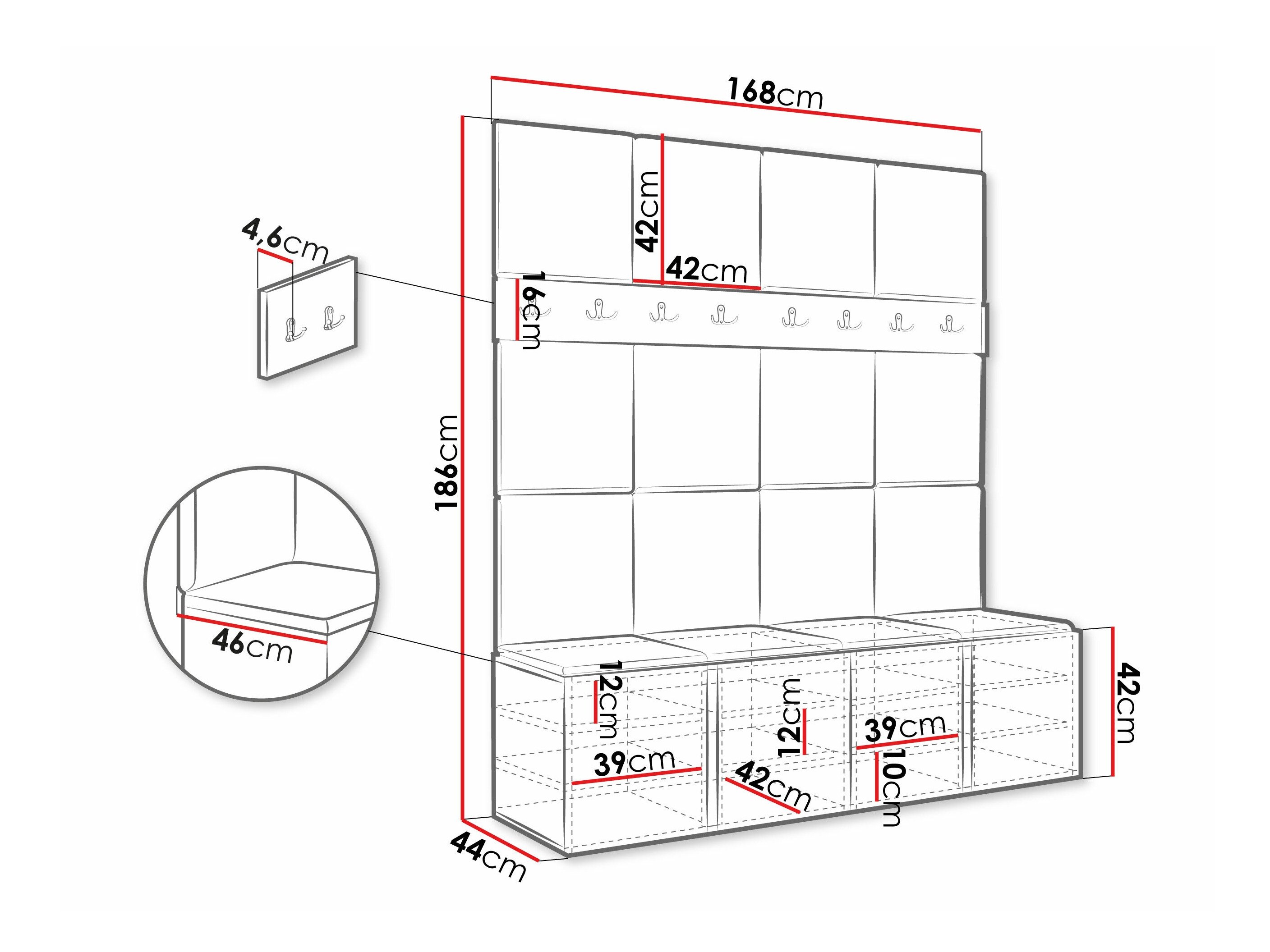 Meuble d'entrée Pinis V (Manila 16)