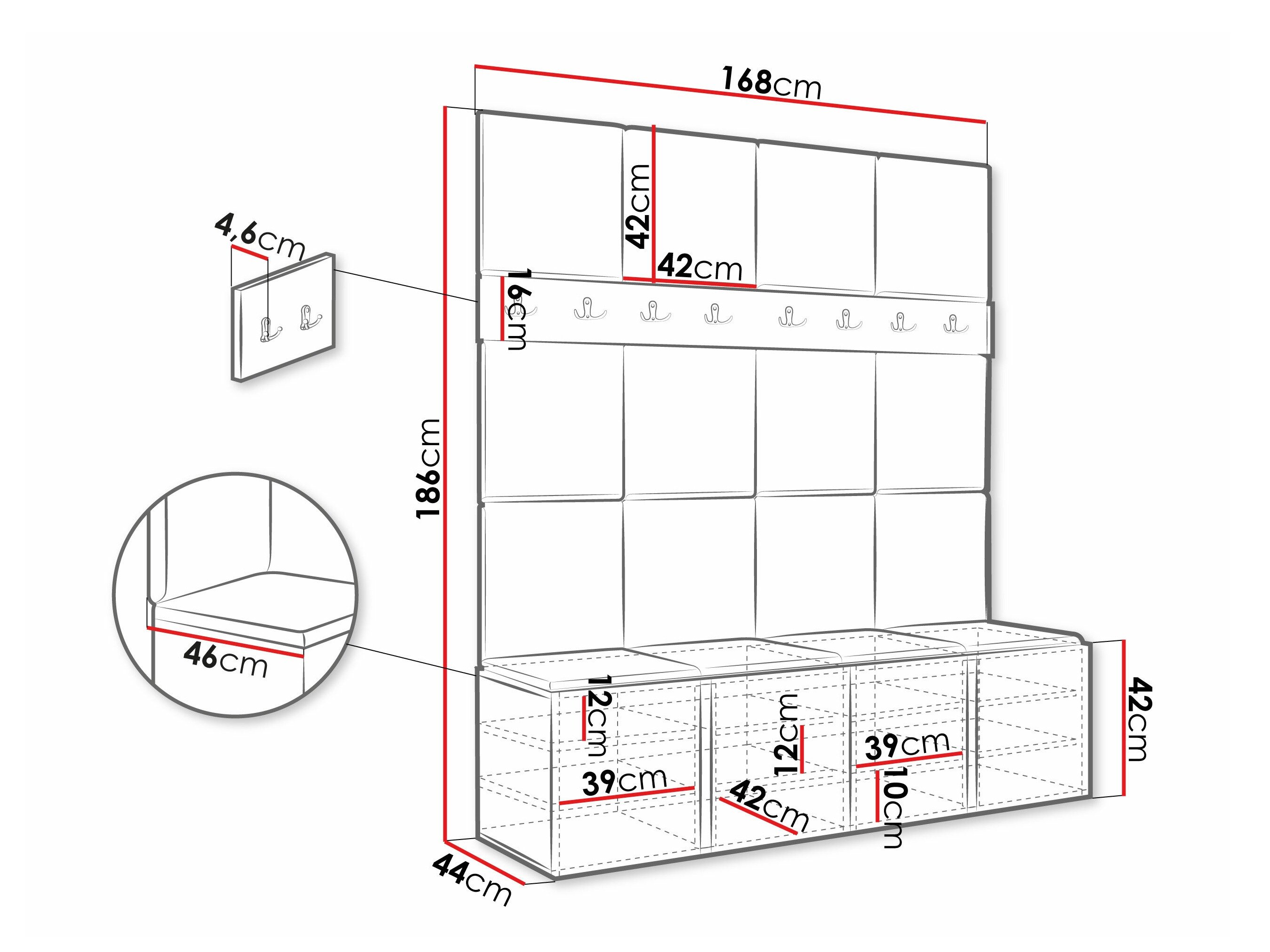 Meuble d'entrée Pinis V (Manila 16)