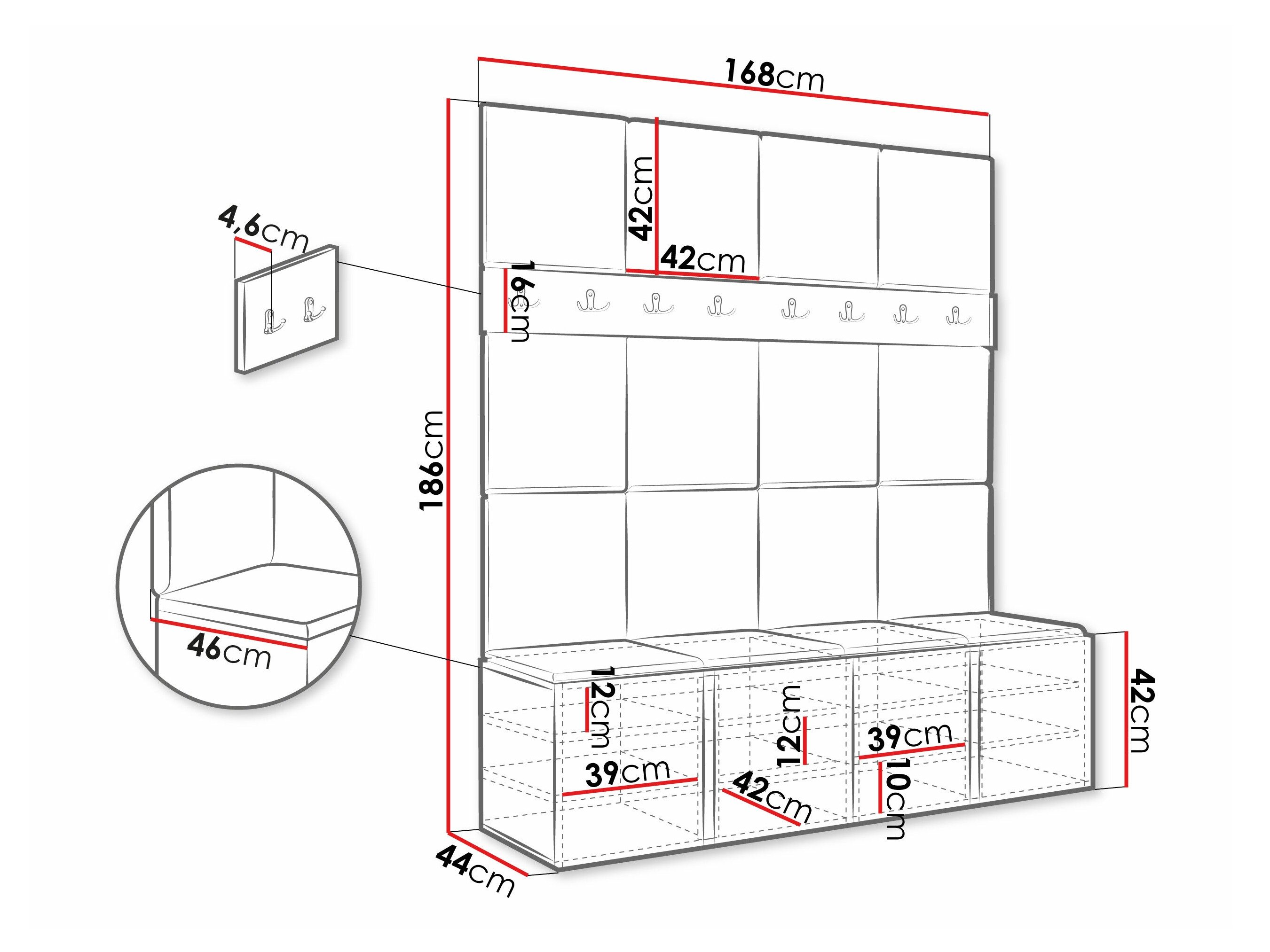 Meuble d'entrée Pinis V (Manila 18)
