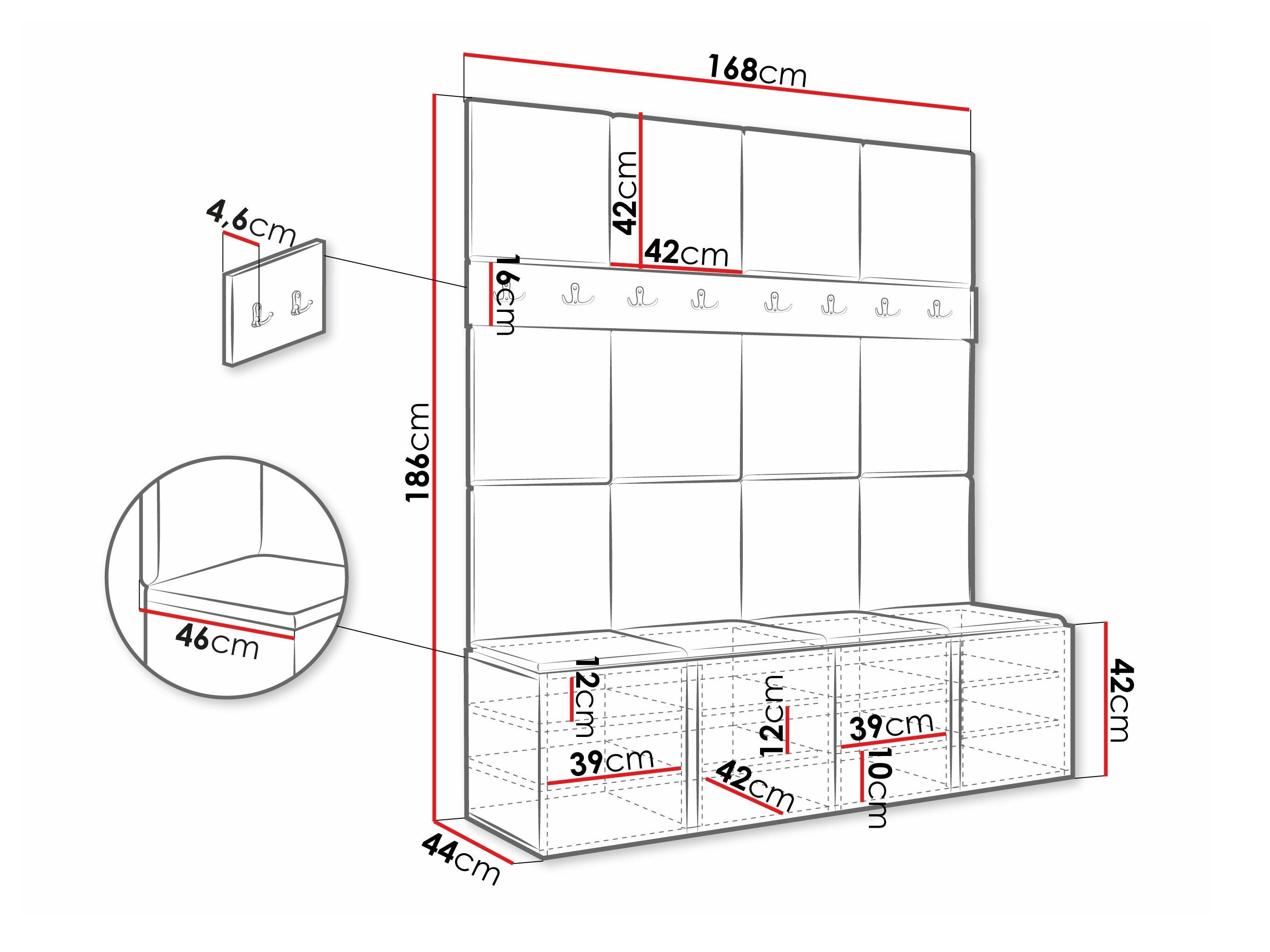 Meuble d'entrée Pinis V (Manila 26)